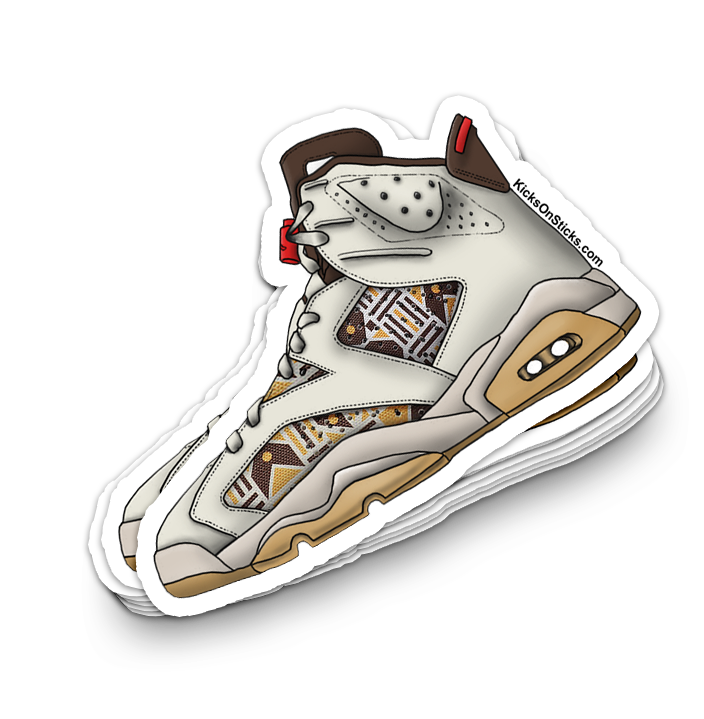 Jordan 6 "Quai 54" Sneaker Sticker