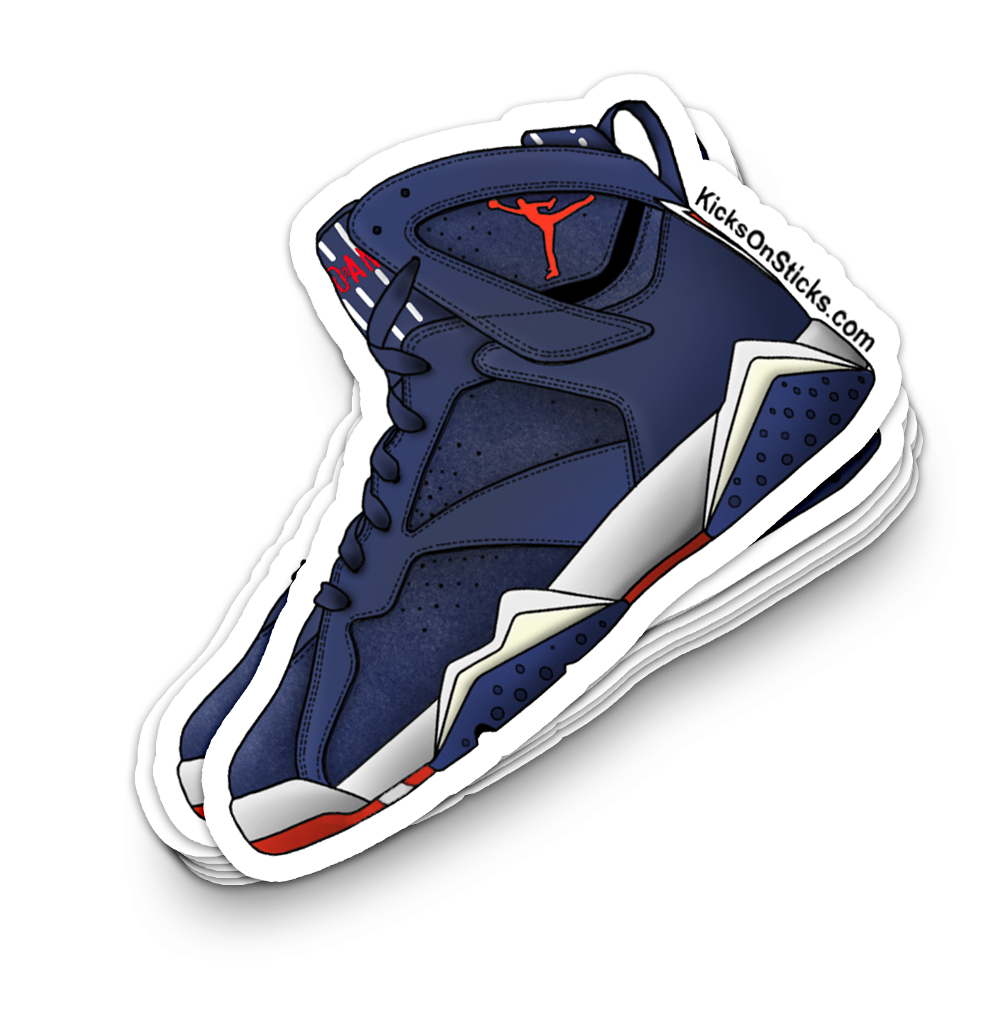 Jordan 7 "Quai 54" Sneaker Sticker