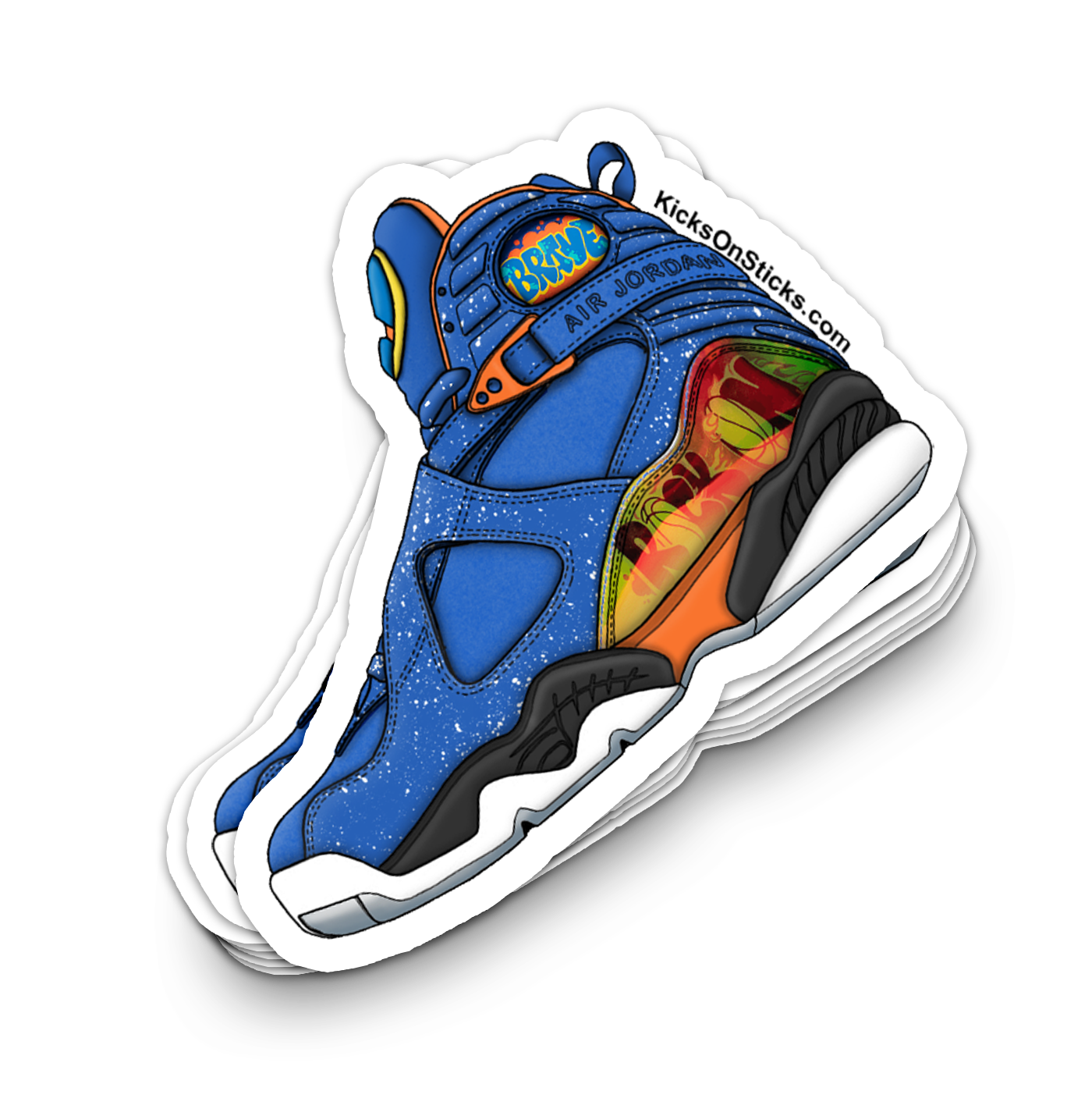 Jordan 8 "Doernbecher" Sneaker Sticker