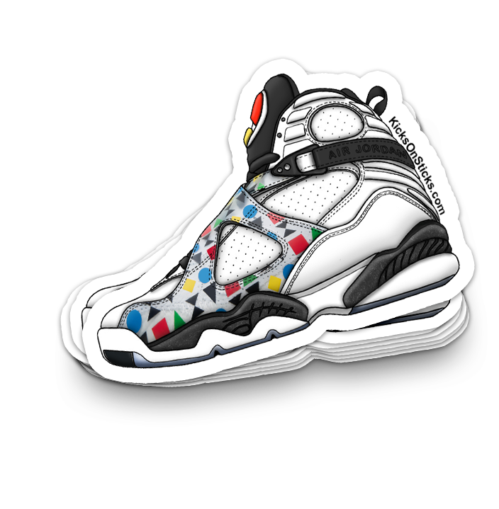 Jordan 8 "Quai 54 F&F" Sneaker Sticker