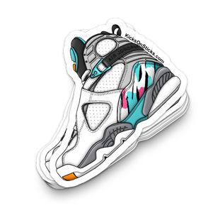Jordan 8 "South Beach" Sneaker Sticker