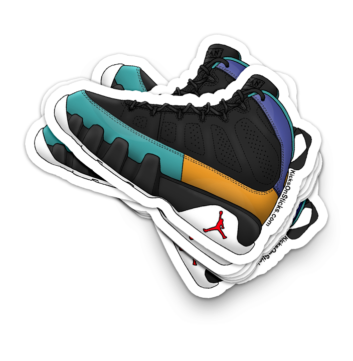 Jordan  9 "BHM" Sneaker Sticker