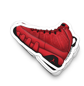 Jordan  9 "Chile Red" Sneaker Sticker