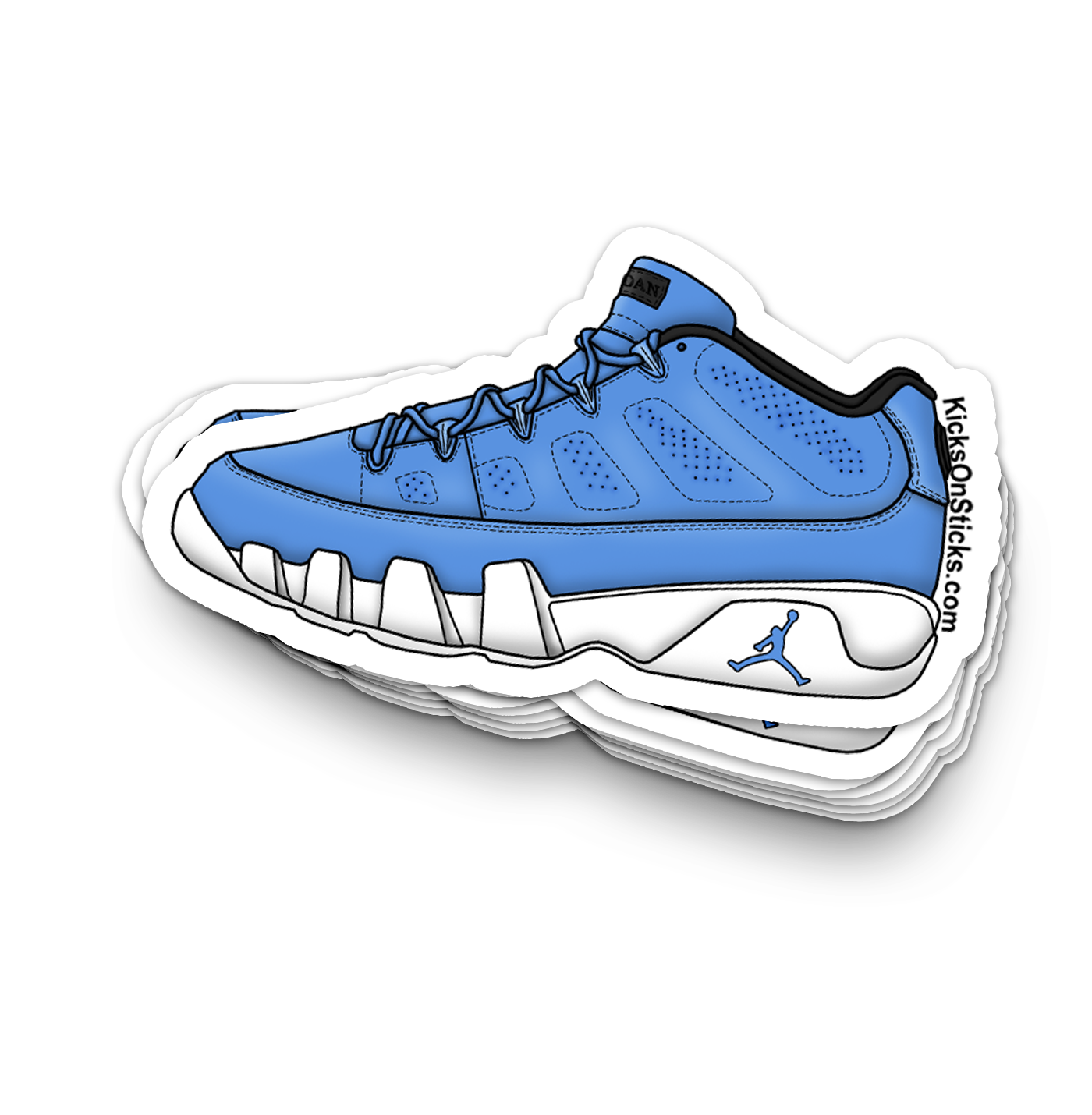 Jordan  9 Low "Pantone" Sneaker Sticker