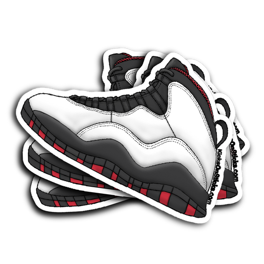 Jordan 10 "Chicago" Sneaker Sticker