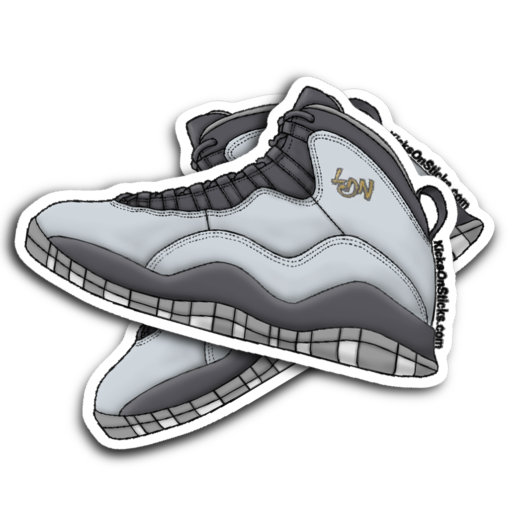 Jordan 10 "London" Sneaker Sticker