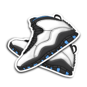 Jordan 10 "Powder Blue" Sneaker Sticker