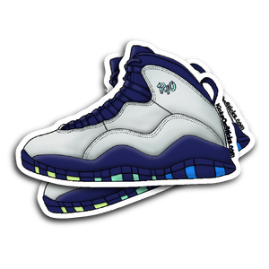 Jordan 10 "RIO" Sneaker Sticker