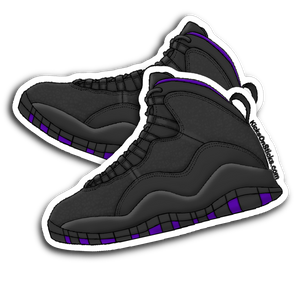 Jordan 10 "Sacramento" Sneaker Sticker