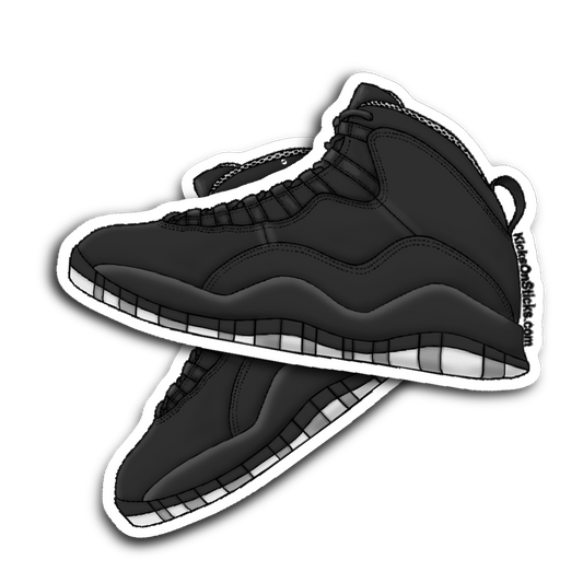 Jordan 10 "Stealth" Sneaker Sticker