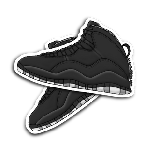 Air jordan 10 stealth sales