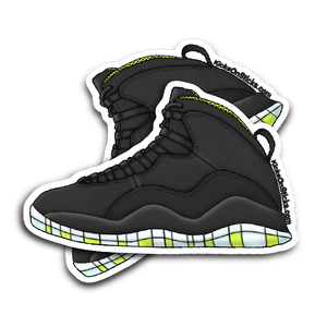 Jordan 10 "Venom" Sneaker Sticker