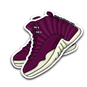 Jordan 12 "Bordeaux" Sneaker Sticker