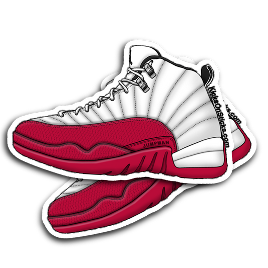 Jordan 12 "Cherry" Sneaker Sticker