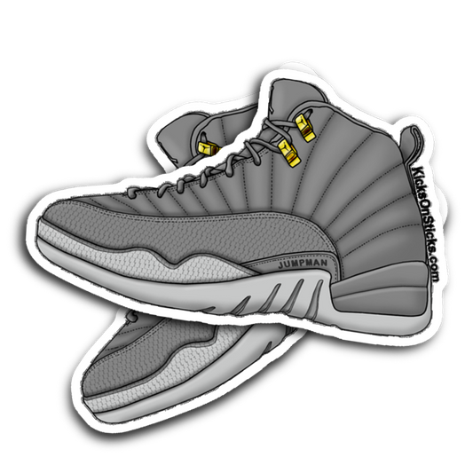 Jordan 12 "Dark Grey" Sneaker Sticker