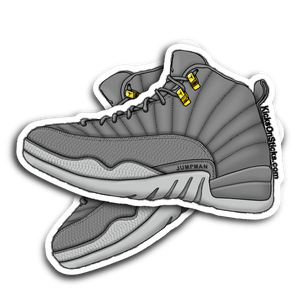 Jordan 12 "Dark Grey" Sneaker Sticker