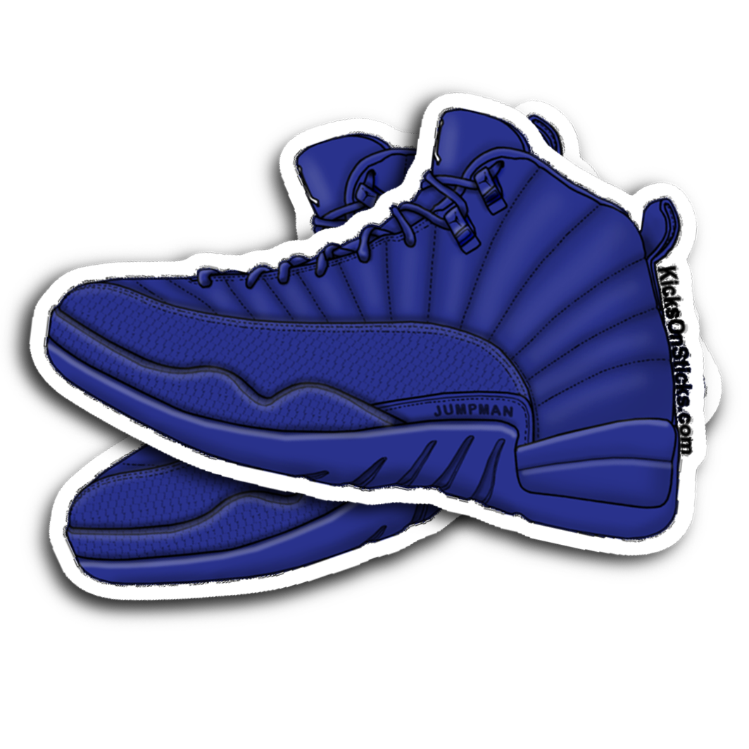 Jordan 12 "Deep Royal" Sneaker Sticker