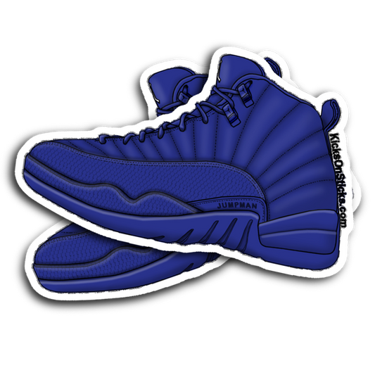 Jordan 12 "Deep Royal" Sneaker Sticker