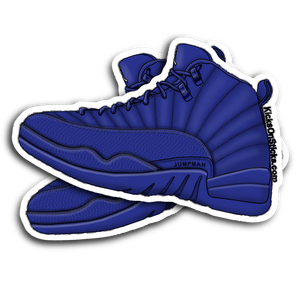 Jordan 12 Deep Royal Sneaker Sticker