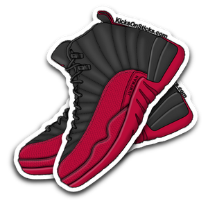 Jordan 12 "Flu Game" Sneaker Sticker