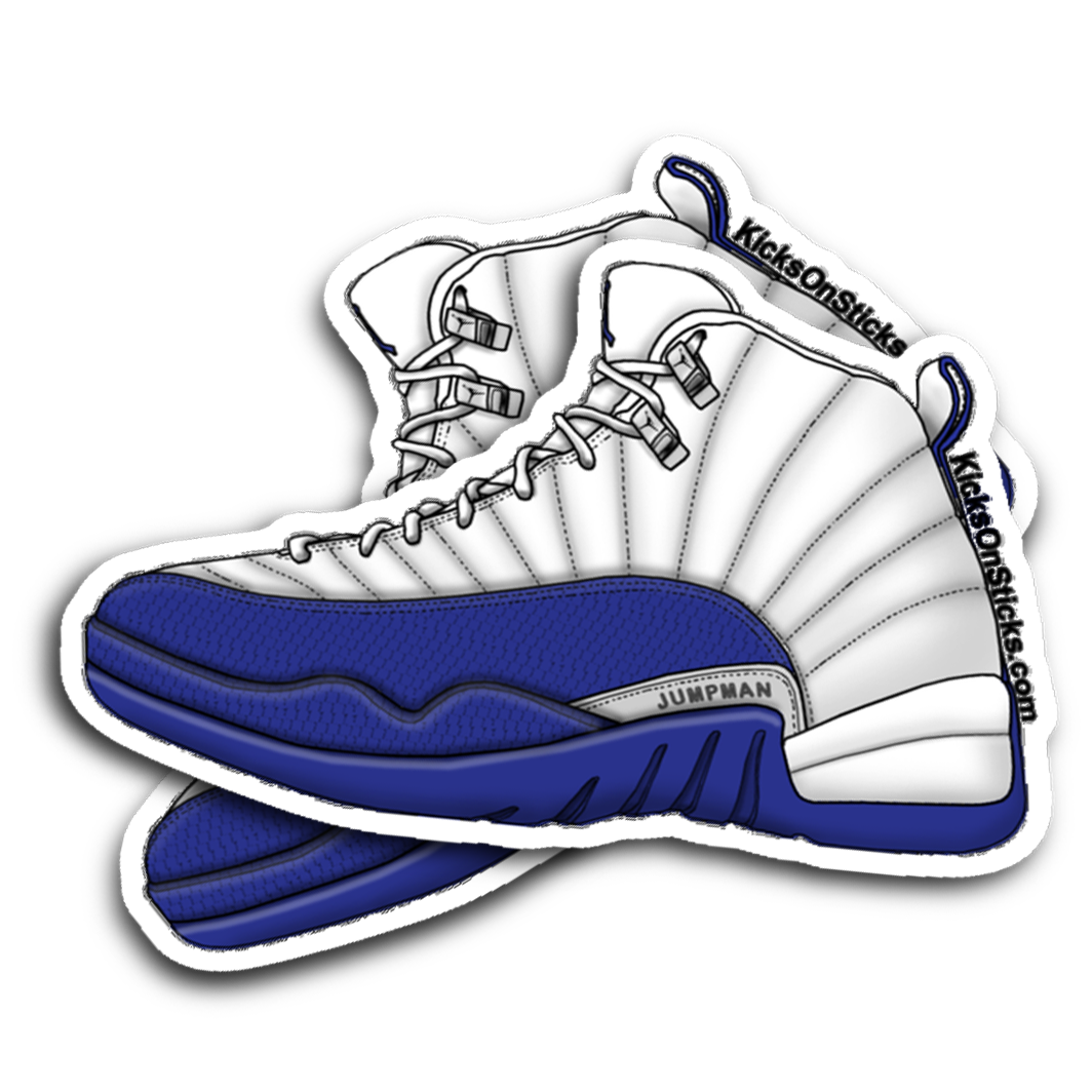 Jordan 12 "French Blue" Sneaker Sticker