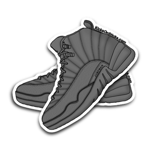 Jordan 12 "PSNY" Grey Sneaker Sticker