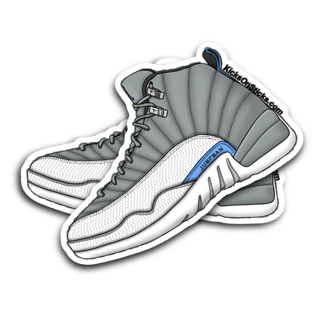 Jordan 12 "University Blue" Sneaker Sticker