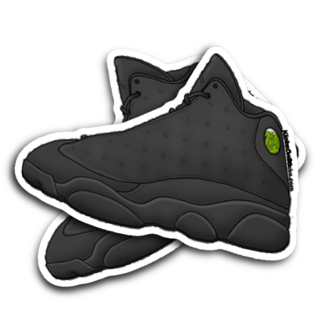 Jordan 13 "Black Cat" Sneaker Sticker