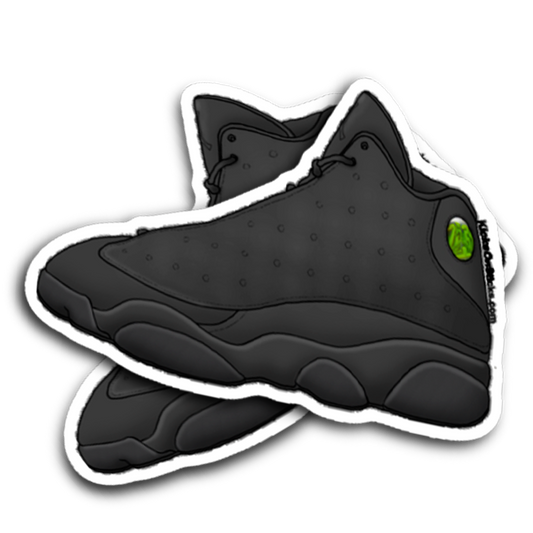 Jordan 13 "Black Cat" Sneaker Sticker