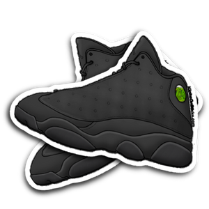 Jordan 13 "Black Cat" Sneaker Sticker