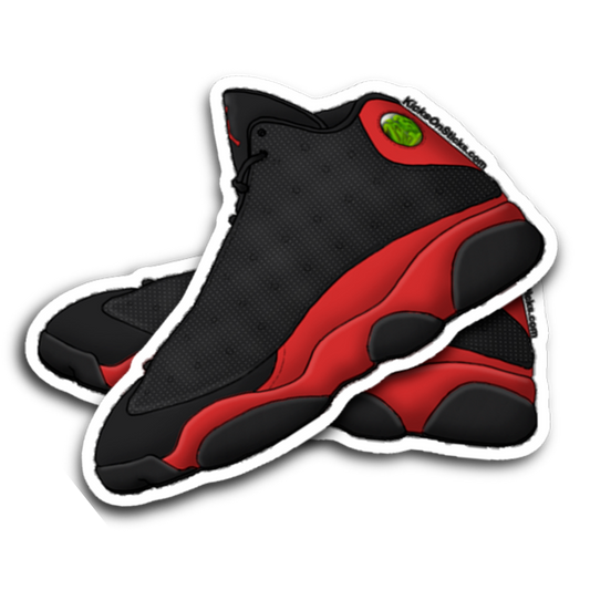 Jordan 13 "Bred" Sneaker Sticker