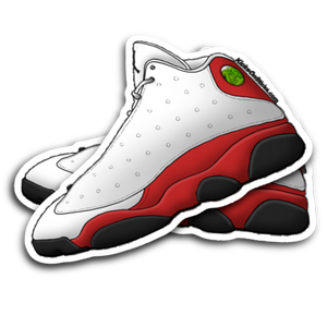 Jordan 13 Chicago Sneaker Sticker