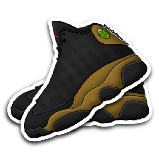 Jordan 13 "Olive" Sneaker Sticker