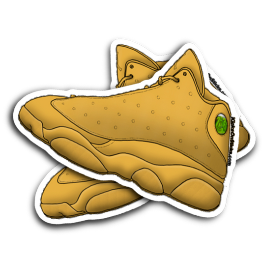 Jordan 13 "Wheat" Sneaker Sticker