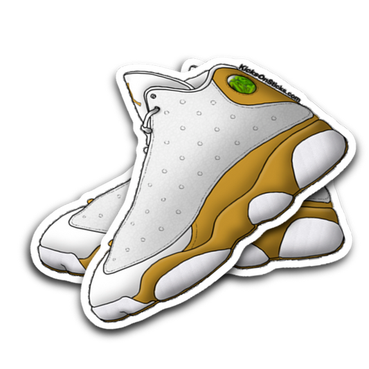 Jordan 13 "White Wheat" Sneaker Sticker