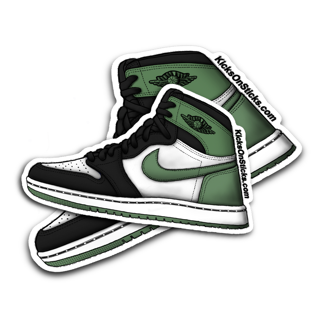 Jordan 1 "Clay Green" Sneaker Sticker