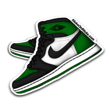 Jordan 1 "Green Toe" Sneaker Sticker