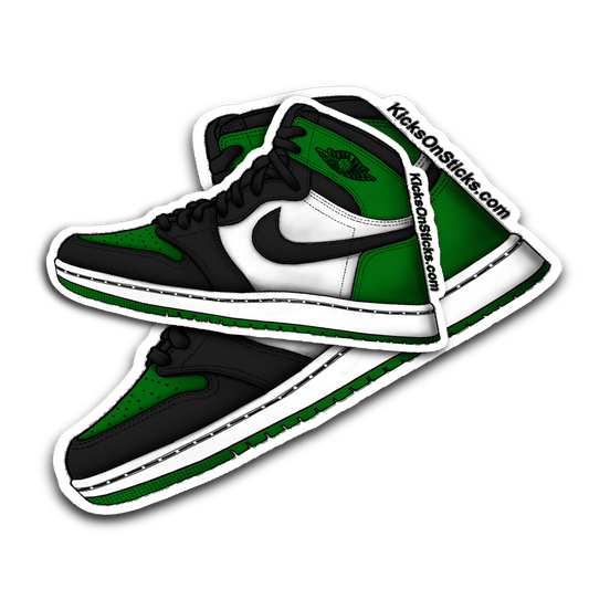 Jordan 1 "Green Toe" Sneaker Sticker