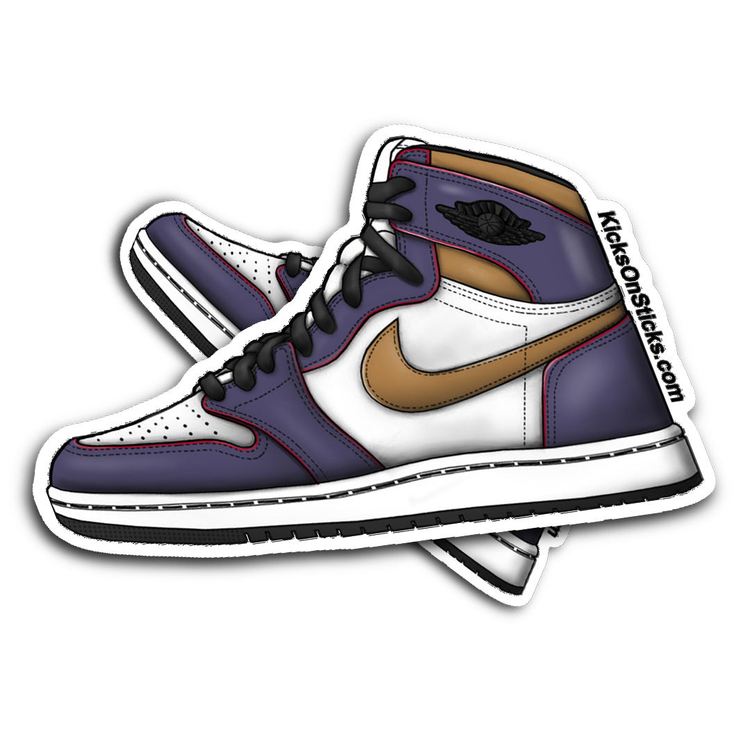 Jordan 1 "LA to CHI" Sneaker Sticker