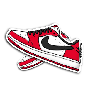 Jordan 1 Low "Chicago" Sneaker Sticker