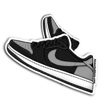 Jordan 1 Low "Shadow" Sneaker Sticker