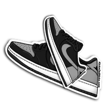Jordan 1 Low "Shadow" Sneaker Sticker