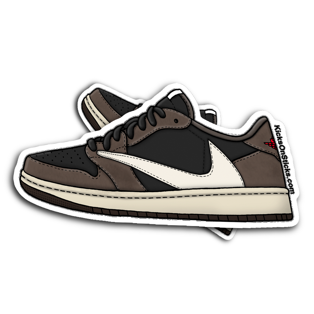 Jordan 1 Low "Travis Scott" Sneaker Sticker
