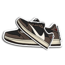 Jordan 1 Low "Travis Scott" Sneaker Sticker