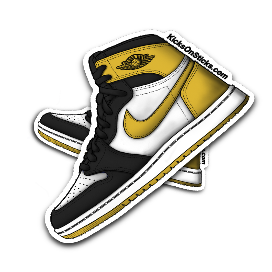Jordan 1 "Yellow Orche" Sneaker Sticker