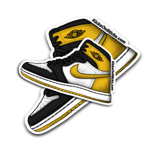 Jordan 1 "Yellow Orche" Sneaker Sticker