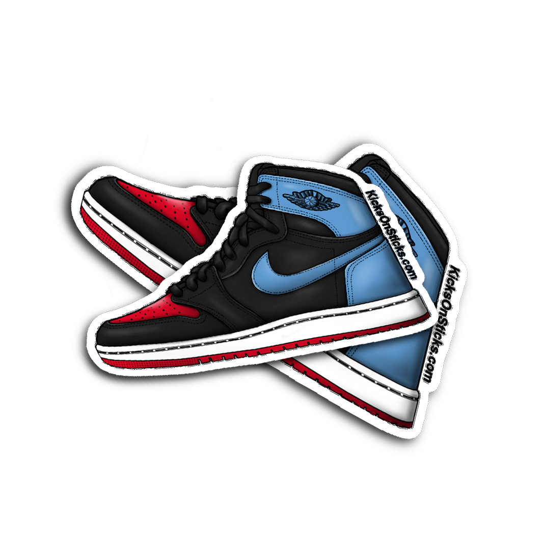 Jordan 1 "NC to CHI" Sneaker Sticker