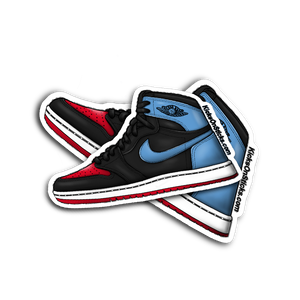 Jordan 1 "NC to CHI" Sneaker Sticker