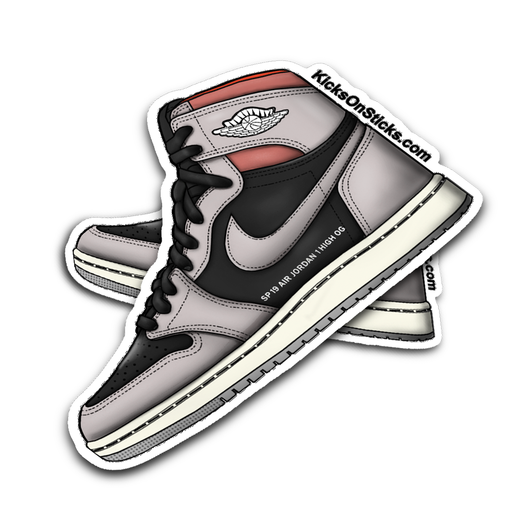 Jordan 1 "Neutral Grey Black" Sneaker Sticker