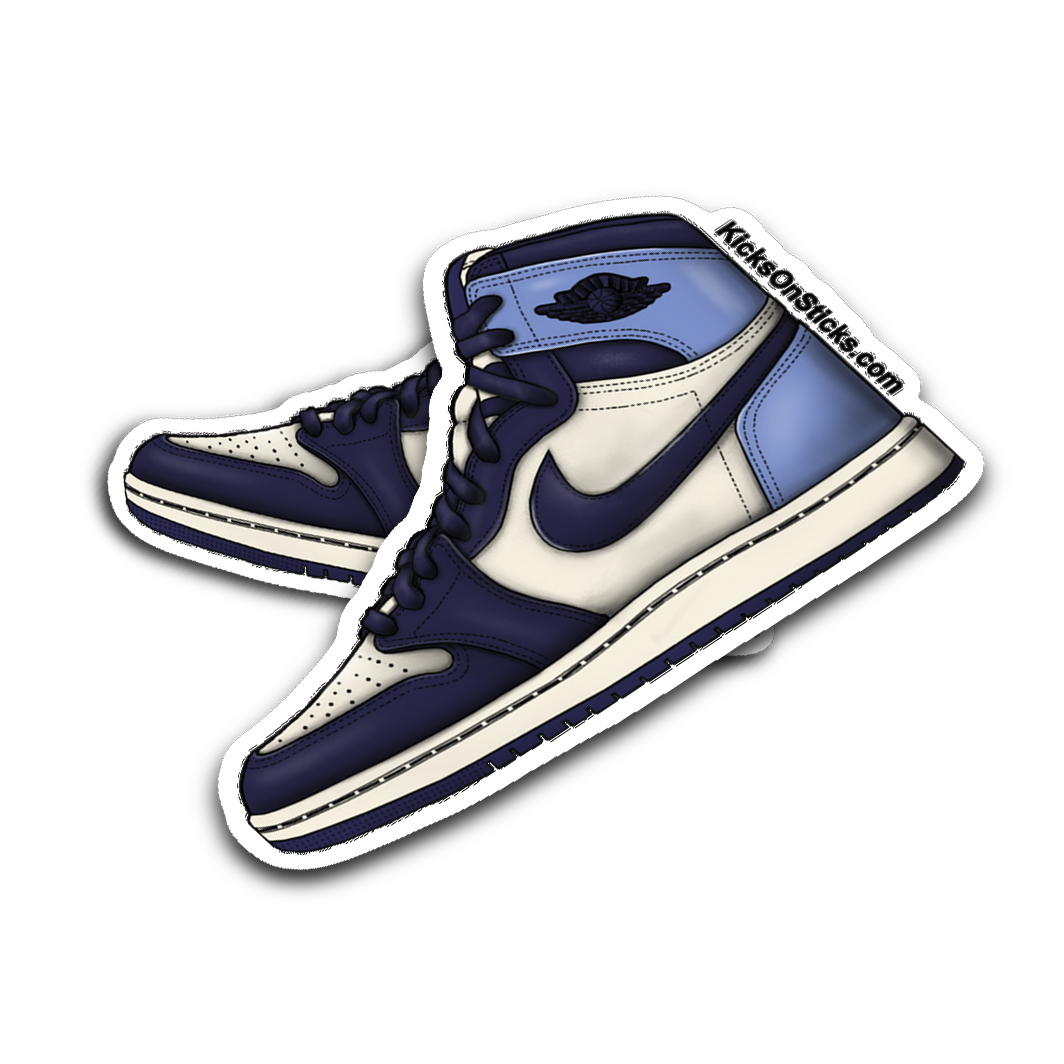 Jordan 1 "Obsidian" Sneaker Sticker